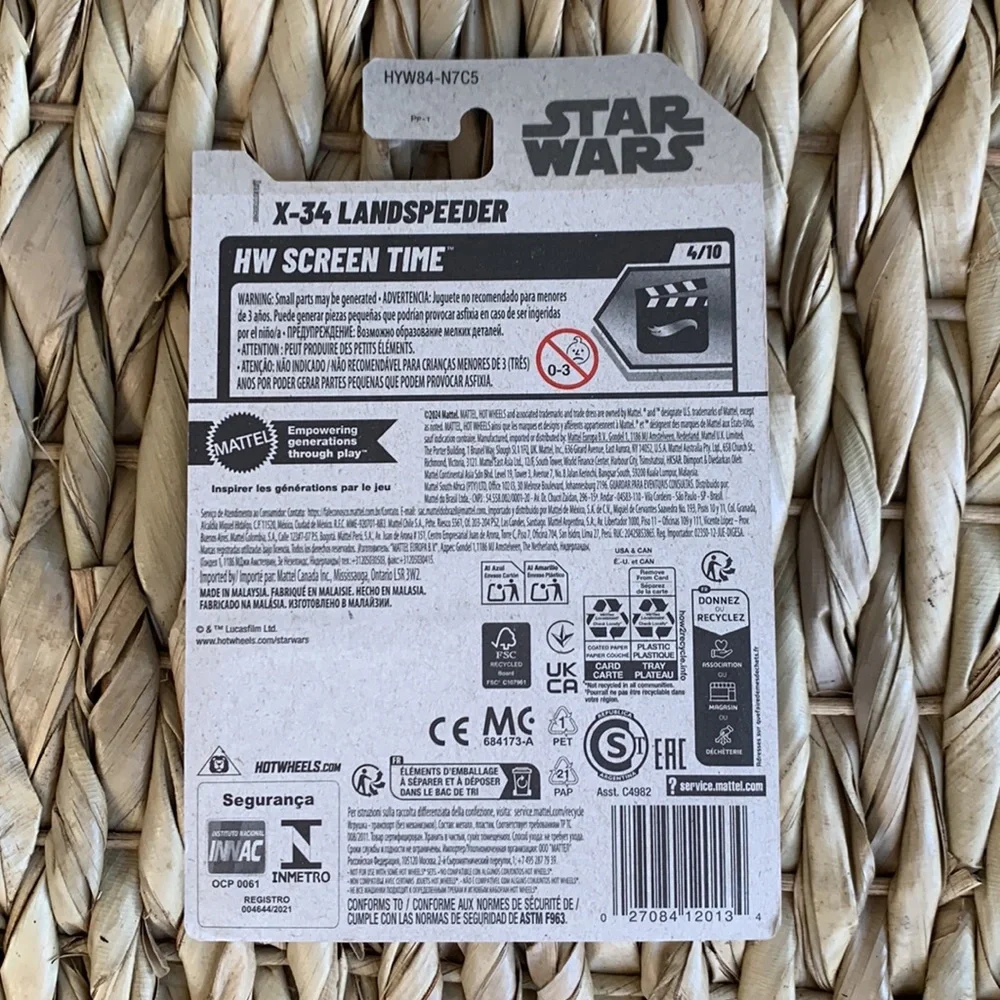 X-34 Landspeeder Star Wars Hot Wheel Land Speeder StarWars Hotwheels Mattel New